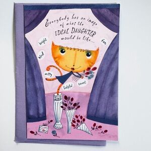 Birthday Cards for Daughter, Fred K Art, Basic Greeting Cards for Daughter